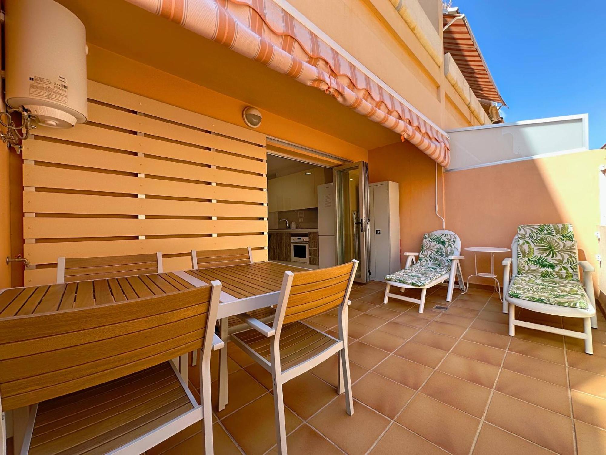 Los Cristianos Piscina Y Terraza 외부 사진